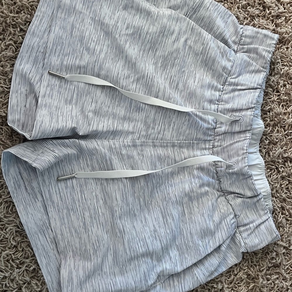 Lululemon Athletica Light Gray Athletic Shorts